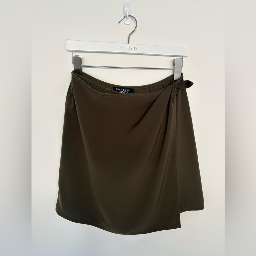 Emanuel Ungaro Wrap Mini Skirt